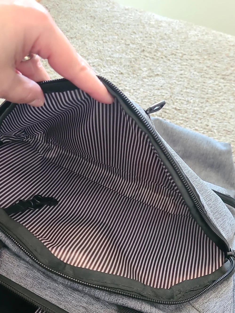 Hap Tim Grey Everyday Laptop Backpack - Casual Travel & Work
